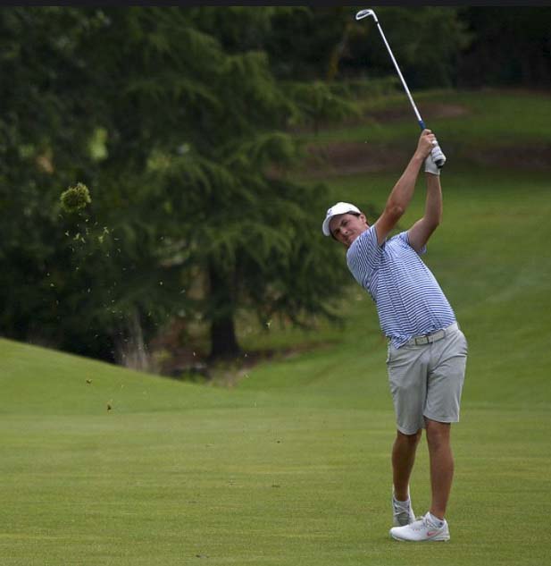 Graham Moody said he has taken advantage of his scholarship at Royal Oaks Country Club by playing or practicing as much as he can. Photo by Doug Moody
