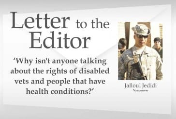 Letter: ‘Why isn't anyone talking about the rights of disabled vets and people that have health conditions?’