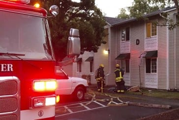 Apartment resident assists in extinguishing fire early Saturday morning