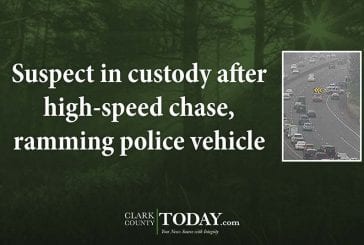 UPDATED: Suspect in custody after high-speed chase, ramming police vehicle