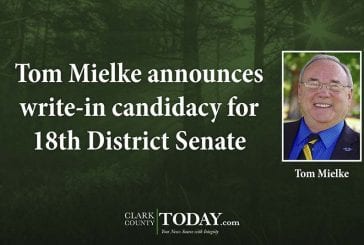 Tom Mielke announces write-in candidacy for 18th District Senate