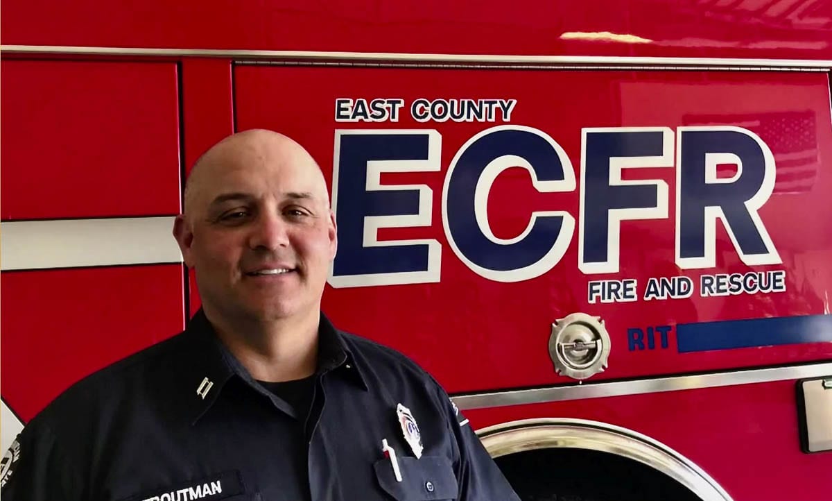 James Troutman, east County Fire and Rescue captain. Photo courtesy of KGW