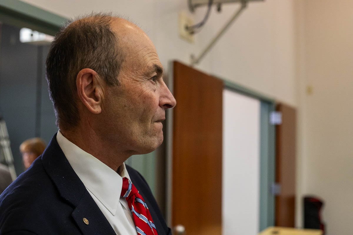Clark County Auditor Greg Kimsey during the 2019 general election in November. Photo by Mike Schultz