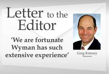 Letter: ‘We are fortunate Wyman has such extensive experience’