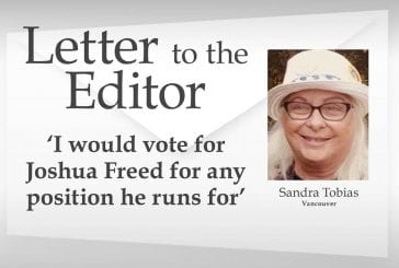 Letter: ‘I would vote for Joshua Freed for any position he runs for’