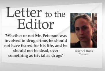 Letter: ‘Whether or not Mr. Peterson was involved in drug crime, he should not have feared for his life, and he should not be dead, over something as trivial as drugs’