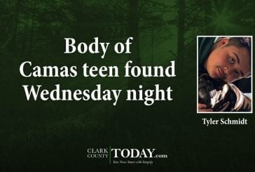 Body of Camas teen found Wednesday night