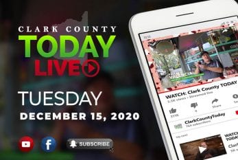 WATCH: Clark County TODAY LIVE • Tuesday, December 15, 2020