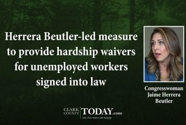 Herrera Beutler-led measure to provide hardship waivers for unemployed workers signed into law