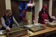 Beaches staff, volunteers fill hungry tummies with hot Christmas meals