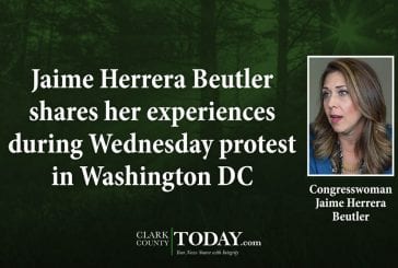Jaime Herrera Beutler shares her experiences during Wednesday protest in Washington DC