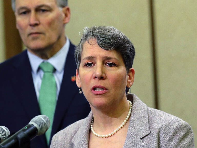 Suzie LeVine, head of the state Employment Security Division, will leave Feb. 1st for a new position in the Biden Administration. Photo by AP