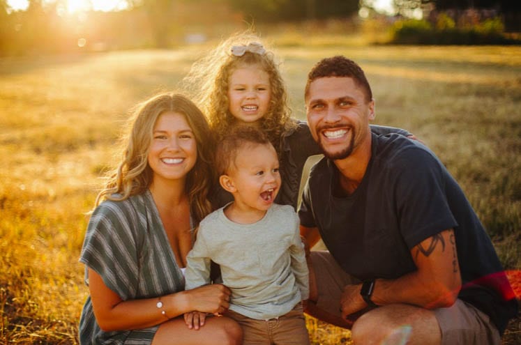 Ashton Clark and his wife Aysha have two children, Amiyah and Alekai. Ashton is a counselor at Heritage High School, where he shined as an athlete before playing at Eastern Washington University. Photo courtesy Ashton Clark