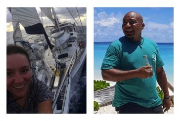 One message in a bottle connects two worlds in friendship