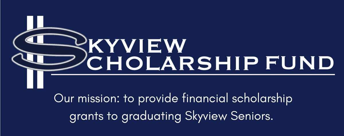 The new Skyview Scholarship Fund will offer three scholarships to seniors at Skyview High School. Photo courtesy Skyview Scholarship Fund