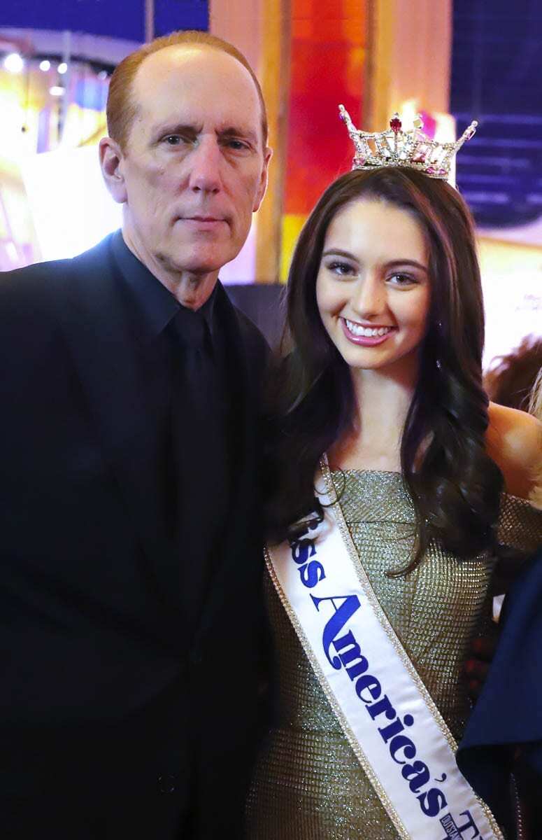 Payton May was named Miss America’s Outstanding Teen in the summer of 2019, prior to her senior year at Skyview High School. Her father, Tom, was so impressed with Skyview welcoming his daughter, a transfer student, that he helped set up a scholarship fund. Photo courtesy Thomas May