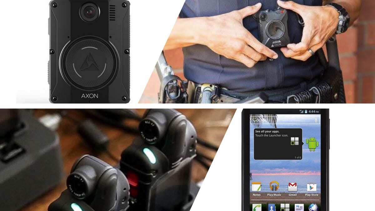 Examples of some body camera types from a 2019 report done by the Clark County Sheriff’s Office. File photo