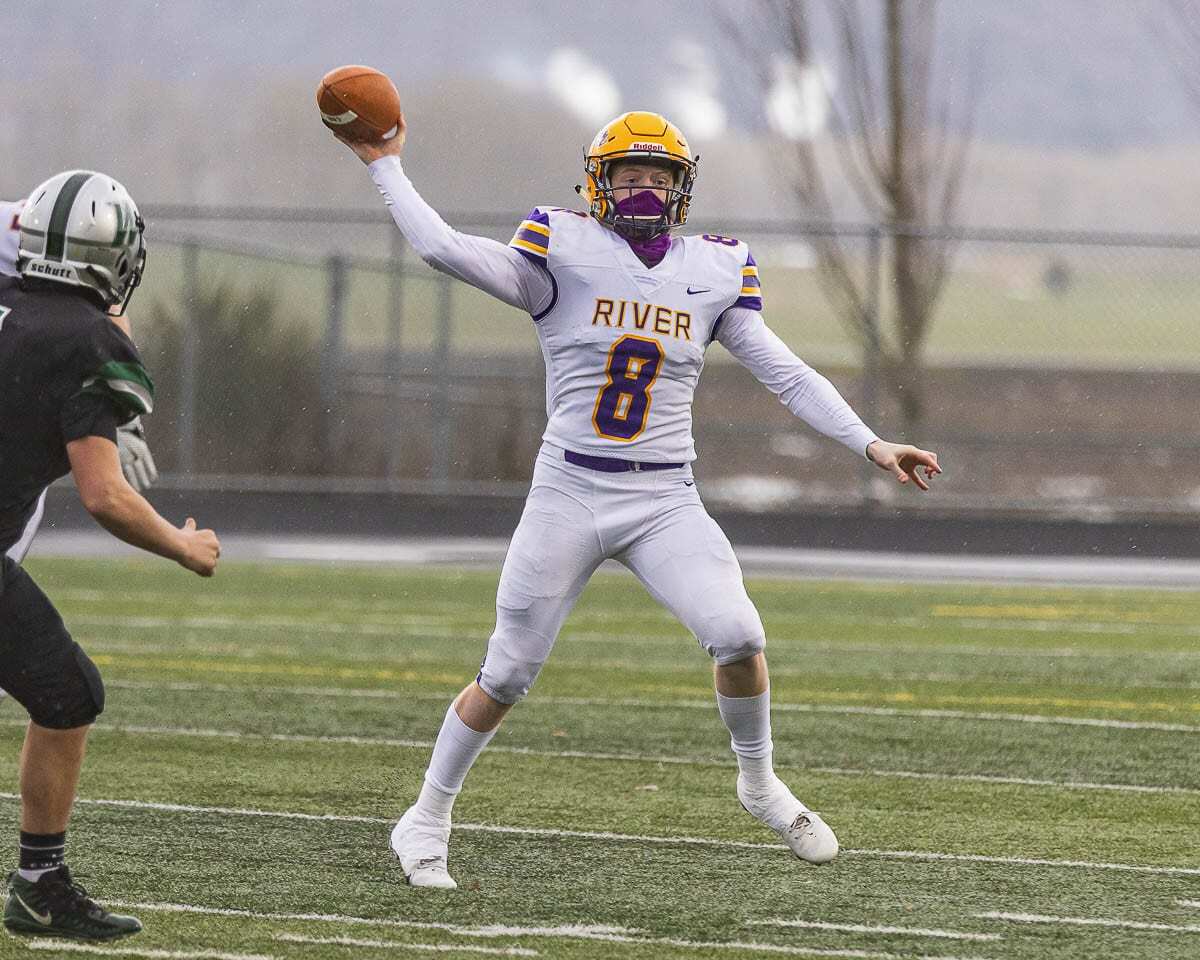 Mason Priddy said playing in just a couple of games before he was injured was a lot better than playing in no games this football season. Photo by Mike Schultz