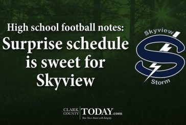 High school football notes: Surprise schedule is sweet for Skyview