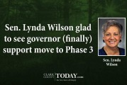 Sen. Lynda Wilson glad to see governor (finally) support move to Phase 3