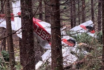 Two people survive plane crash near Yacolt, rescued via helicopter