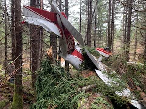 The names of the pilot and passenger are not being released at this time, and the NTSB should be contacted for any follow up questions regarding the cause of the crash or any specifics of the flight. Photo courtesy of CCSO