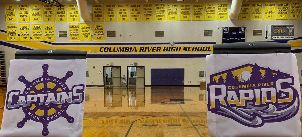 The Rapids were too much for the Captains. The Columbia River High School student body overwhelmingly voted to have Rapids be the new mascot and name for its sports teams, the school announced Friday. Photo courtesy Alex Otoupal.