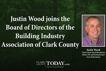 Justin Wood joins the Board of Directors of the Building Industry Association of Clark County