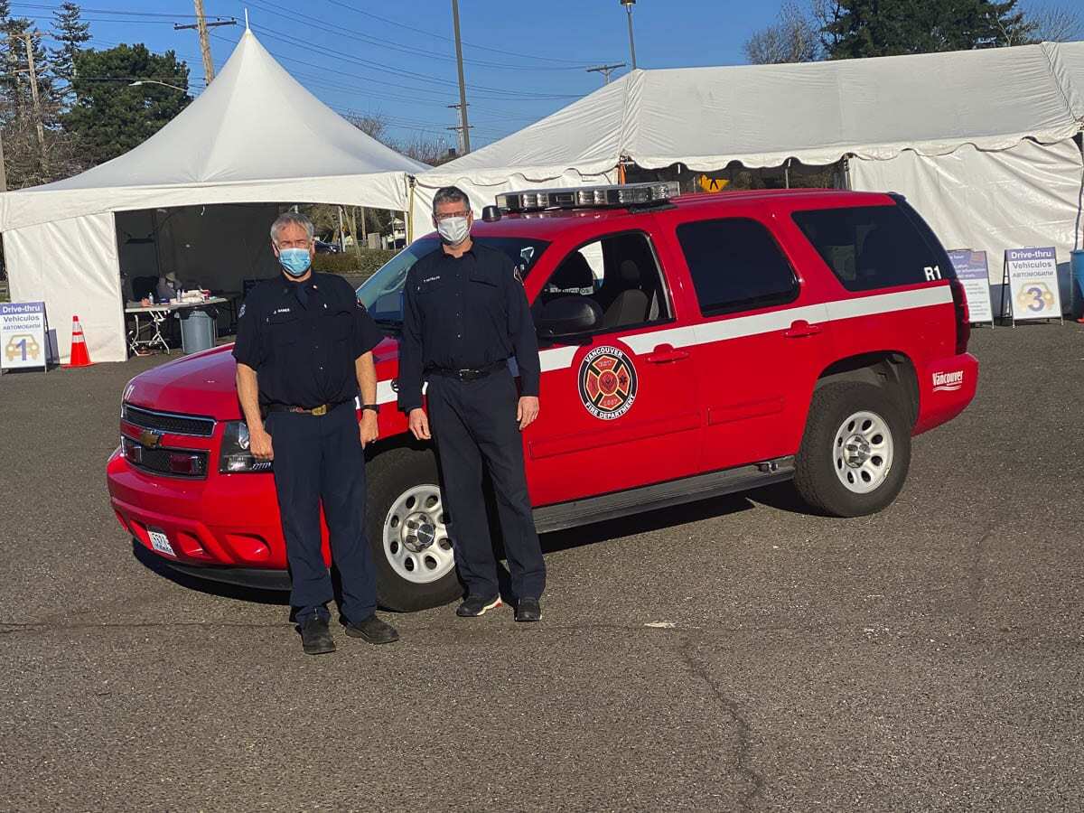 The Vancouver Fire Department is working with its partners at the local, state and federal level to do its part to help get the COVID-19 vaccination to as many people who want it. Photo courtesy of Vancouver Fire Department