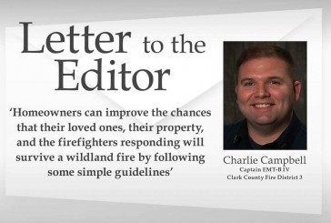 Letter: ‘Homeowners can improve the chances that their loved ones, their property, and the firefighters responding will survive a wildland fire by following some simple guidelines’