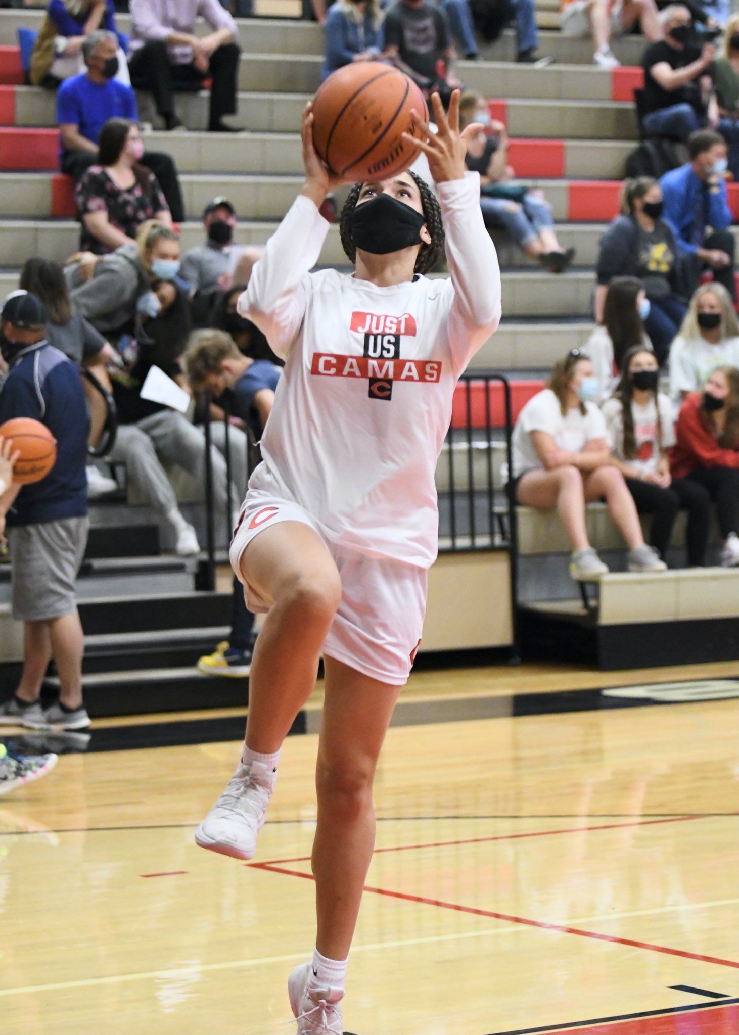 Jalena Carlisle is one of three seniors on the Camas basketball team that have welcomed a young wave of talent. Coach Scott Thompson said Carlisle, Faith Bergstrom, and Katelynn Forner have great basketball talent but their leadership skills are even better. Photo courtesy Kris Cavin