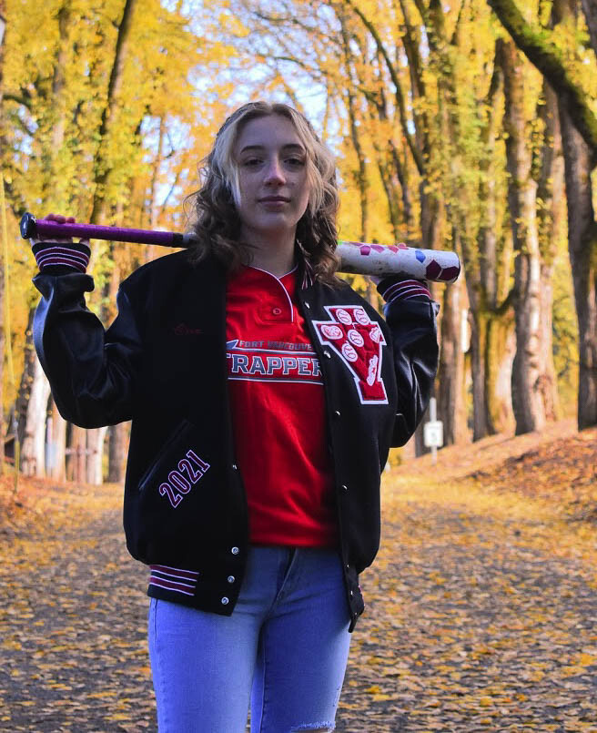 Ari Cousins, a senior at Fort Vancouver, said she was grateful for one final season of high school softball. Photo courtesy Raven Koppelman