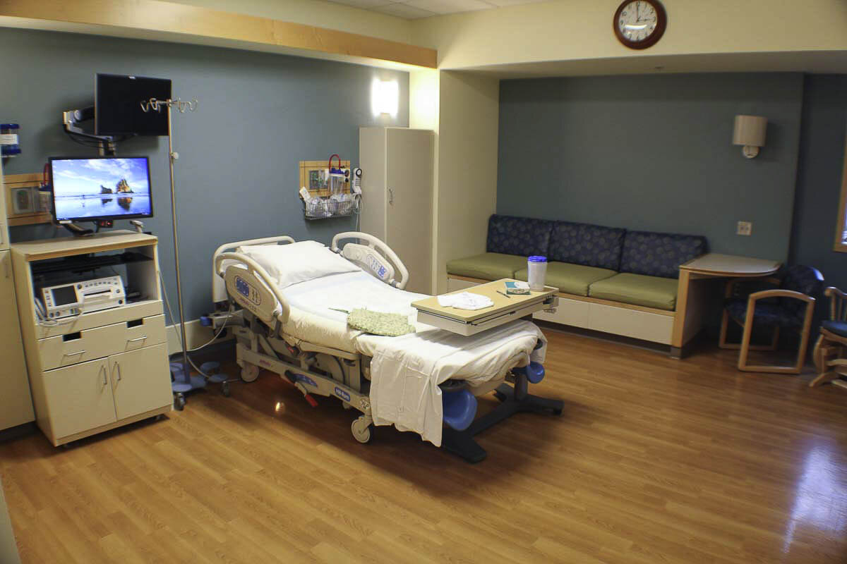 One of the birthing suites at the PeaceHealth Southwest Medical Center is shown here. Photo courtesy of PeaceHealth Southwest Medical Center