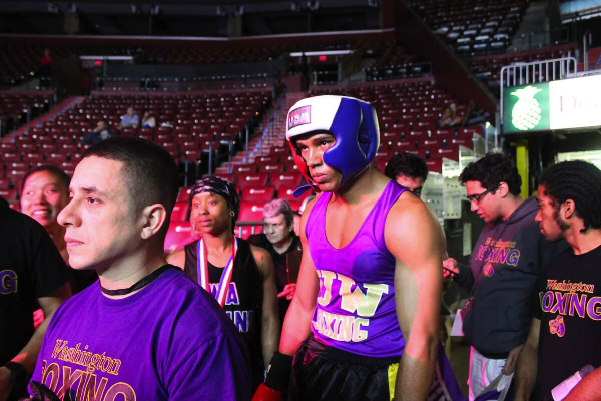 Richard Vansiclen won a national championship fighting for the University of Washington’s Husky Boxing Club. He turned pro in 2016. His next fight is May 22. Photo courtesy Vansiclen