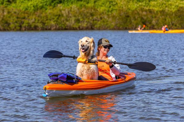 This photo is of a participant in the Big Paddle Day in Ridgefield in 2018. This year’s event will take place Sat., June 5 and it will be a part of the 100 Miles in 100 Days Challenge. File photo