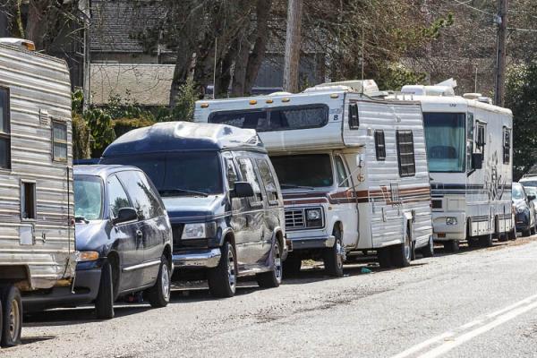 The city of Vancouver is developing strategies to address homelessness impacts. One of the strategies is the creation of more Safe Parking Zones to meet increasing demand for safe and well-maintained places for those living in vehicles/RVs to park. File photo