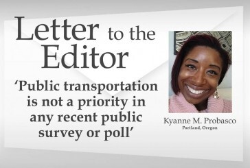Letter: ‘Public transportation is not a priority in any recent public survey or poll’