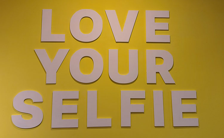 Always remember to Love Your Selfie. Photo by Paul Valencia