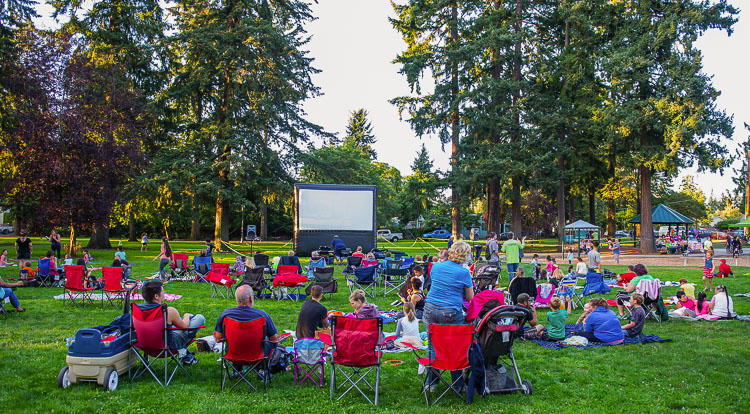 Area residents can start the weekend off right with Vancouver Parks and Recreation’s Free Friday Night Movies in the Parks, beginning July 9. Photo courtesy of city of Vancouver