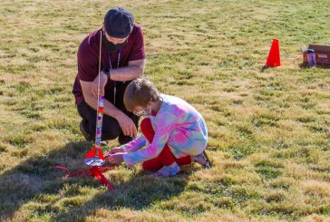 Woodland Public Schools' third graders learn rocket science by building and launching model rockets