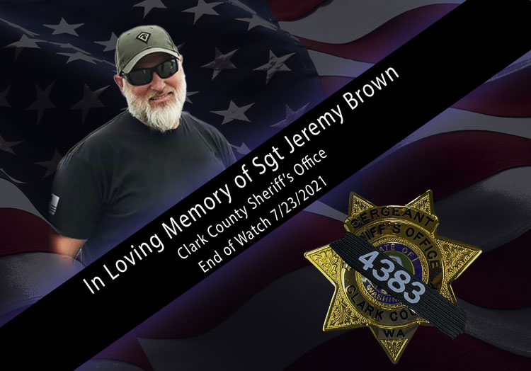 The memorial service for Clark County Sheriff’s Office Sergeant Jeremy Brown will be held at 1 p.m. on Tue., Aug. 3. The location for the service is the ilani Casino Resort, located at 1 Cowlitz Way, in Ridgefield.