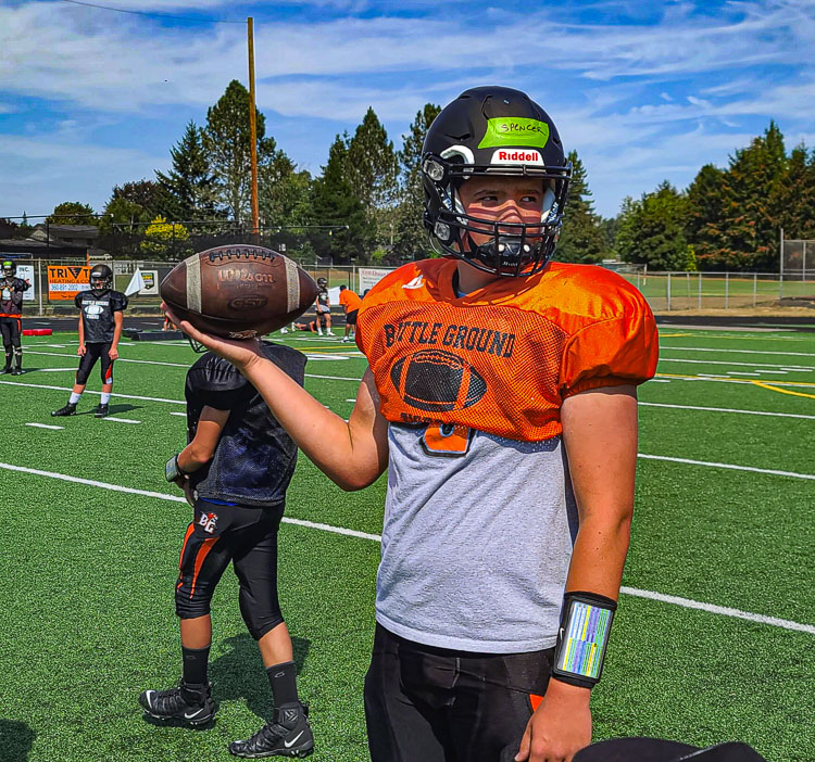 Quarterback Kameron Spencer made a great first impression with Battle Ground’s new coach Mark Oliverio during summer workouts and is poised for a breakout season with the Tigers.