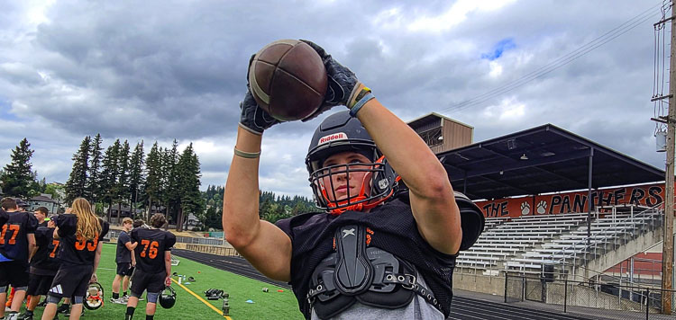Thomas Brown of Washougal looks to be a top receiver in the 2A Greater St. Helens League, hoping to make the most of his senior season. Photo by Paul Valencia
