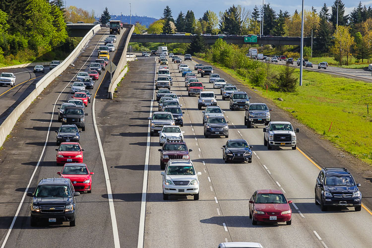 Checking the Washington State Department of Transportation’s Labor Day weekend traffic volume charts when planning trips can help determine best times to travel on key routes. File photo