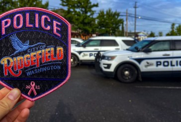 Ridgefield Police Department brings awareness to breast cancer with pink patches