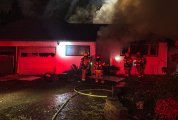 Clark-Cowlitz Fire Rescue responds to fully involved house fire on NW 199th Avenue
