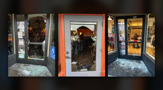 Four downtown Camas businesses were broken into around 4 a.m. Halloween morning