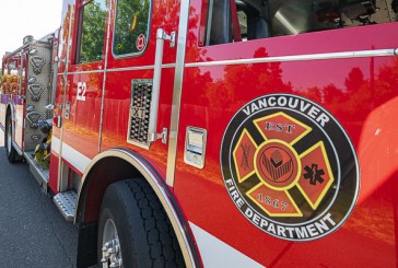 Vancouver firefighters extinguish fire in below grade grain storage at Great Western Malting