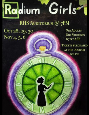 The Ridgefield High School Theatre department recently announced the return of live, in-person performances when they present D.W. Gregory’s gripping drama Radium Girls beginning Oct. 28.