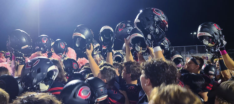 The Camas Papermakers have won five in a row and are now ranked No. 8 in Class 4A football, according to the most recent poll by The Associated Press. Camas opens the postseason Friday at home against Mount Rainier. Photo by Paul Valencia